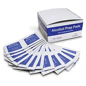 alcohol prep pads